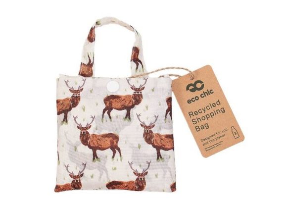Beige Stag Shopper by Eco Chic
