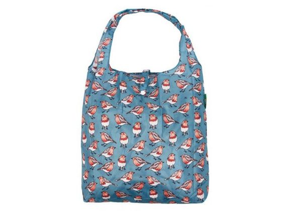 Teal Robins Shopper by Eco Chic