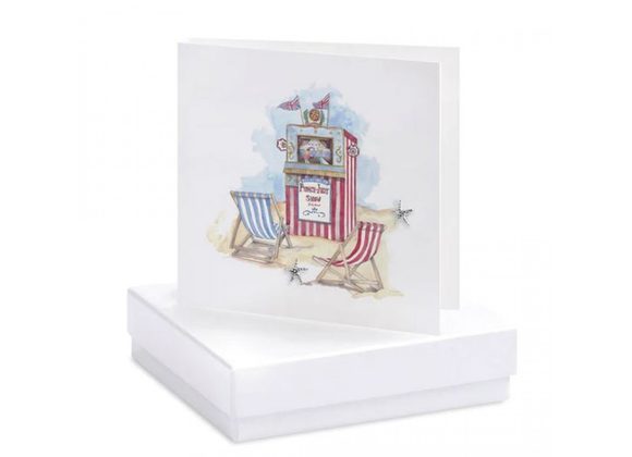 Boxed Punch & Judy Earring Card by Crumble & Core