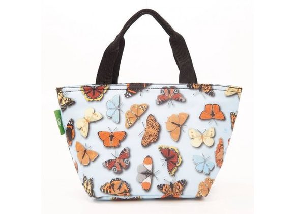 Blue Butterflies Insulated Lunch Bag by Eco Chic 