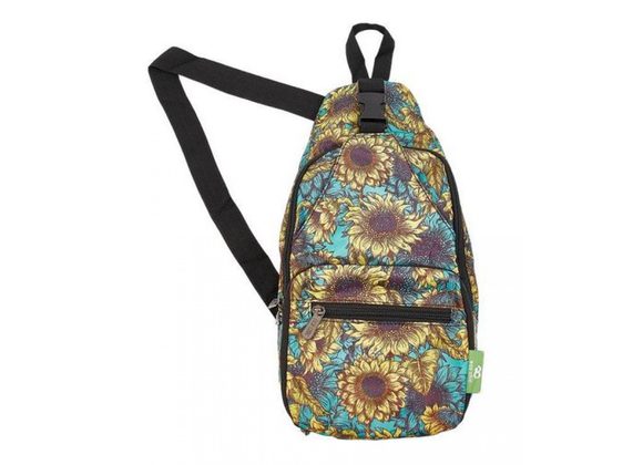 Sunflower Lightweight Foldable Crossbody Bag by Eco Chic