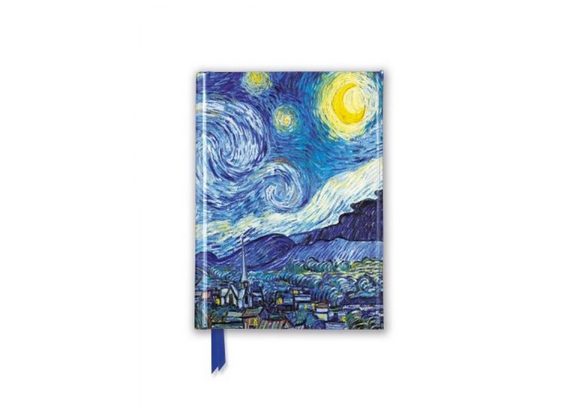 The Starry Night - Vincent van Gogh (Foiled Pocket Notebook)