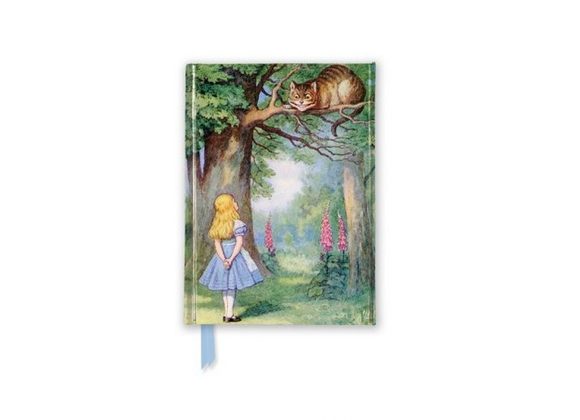 Alice and the Cheshire Cat - John Tenniel:  (Foiled Pocket Notebook)