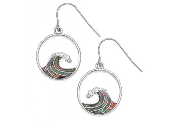 Cresting Wave Earrings by Tide Jewellery
