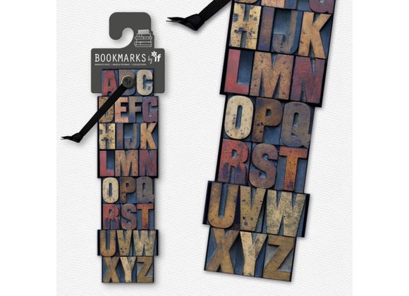Letter Press - Bookmark by IF
