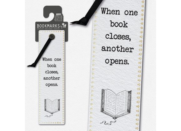 When one book closes - Bookmark by IF