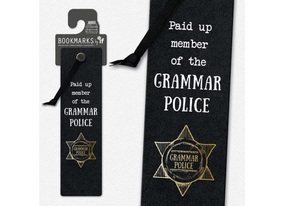 Grammer Police - Bookmark by IF