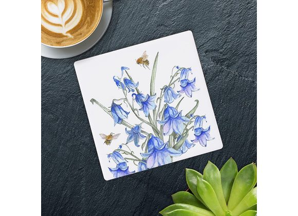 Bluebells Ceramic Coaster - Bee-tanical Range