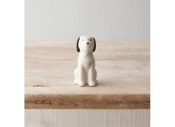 Dog Small porcelain ornament 