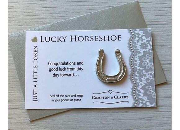 Lucky Horseshoe Pocket Charm by Compton & Clarke
