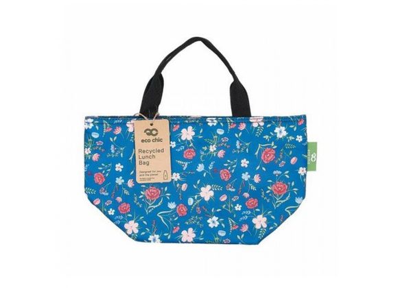 Navy Floral Insulated Lunch Bag by Eco Chic