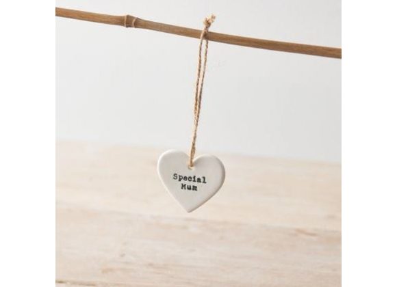 Special Mum Hanging Heart Decoration