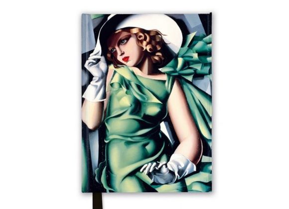 Young Lady with Gloves, 1930 -  Tamara de Lempicka (Large Foiled Notebook)