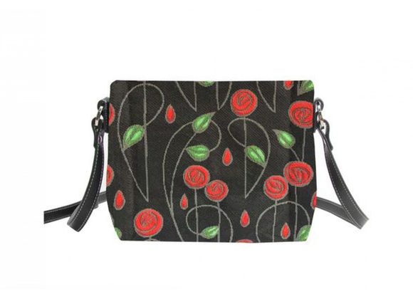 Mackintosh Simple Rose Black Cross Body Bag by Signare