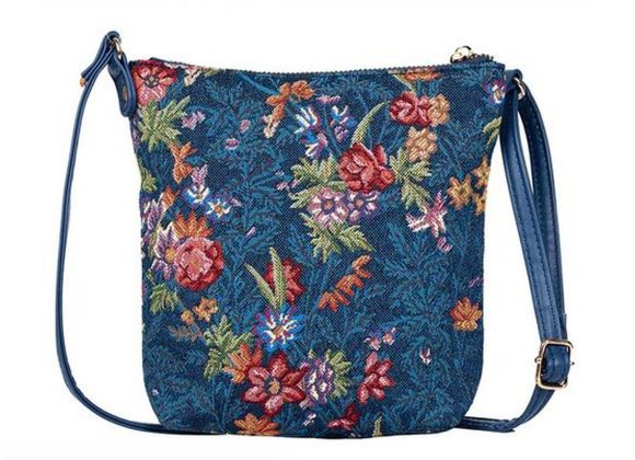 Flower Meadow Blue - Sling Bag by Signare