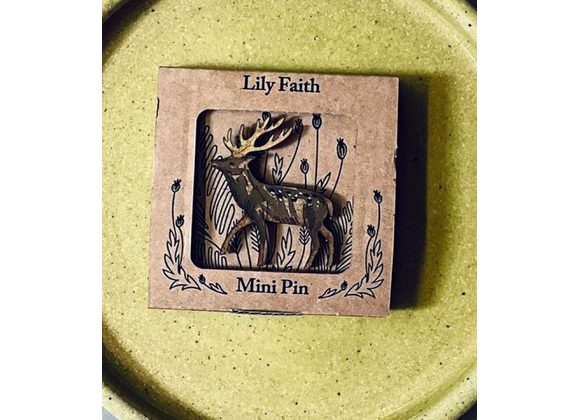 Stag Mini Pin by lily Faith
