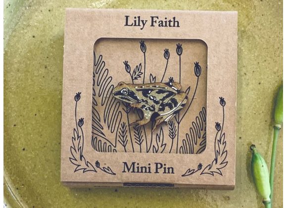 Frog Mini Pin by lily Faith