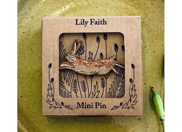 Hare Mini Pin by lily Faith