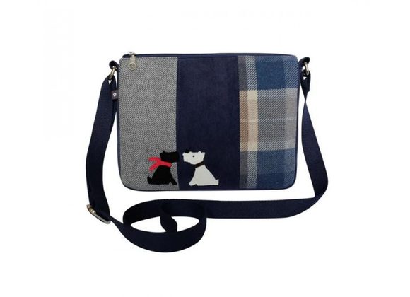 Dog Applique Messenger Bag by Earth Squared
