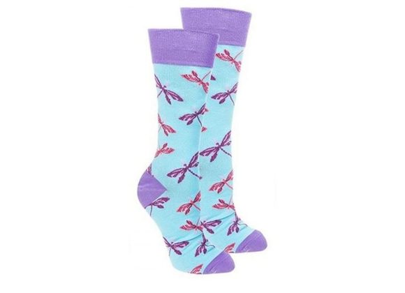 Dragonfly Socks by Socks Society - LIGHT BLUE