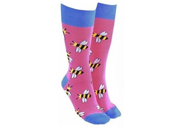 Queen Bee Socks by Sock Society - PINK