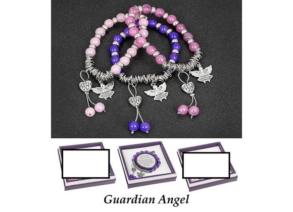 Guardian Angel Bracelet by Equilibrium - PURPLE