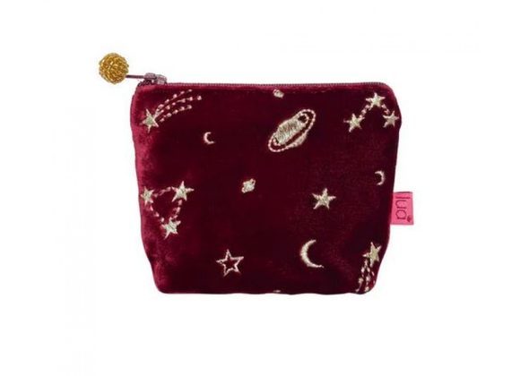 Moon and Stars Mini Purse by Lua - RED