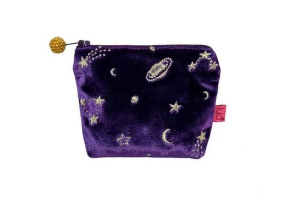 Moon and Stars Mini Purse by Lua - PURPLE