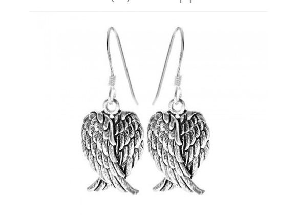 925 Silver Angel Wings Earrings