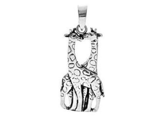 925 Silver Giraffe Pendant