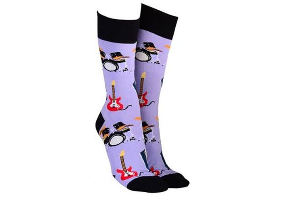 Rock & Roll Socks by Sock Society - LILAC