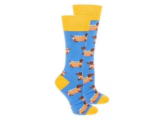 Dachshunds Socks by Sock Society - BLUE