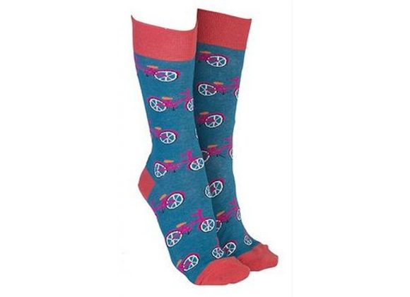Cycle Socks by Sock Society - TURQUOISE