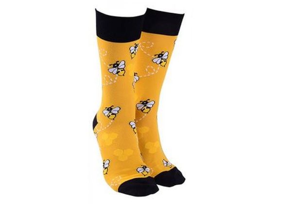 Busy Bee Socks by Sock Society - YELLOW