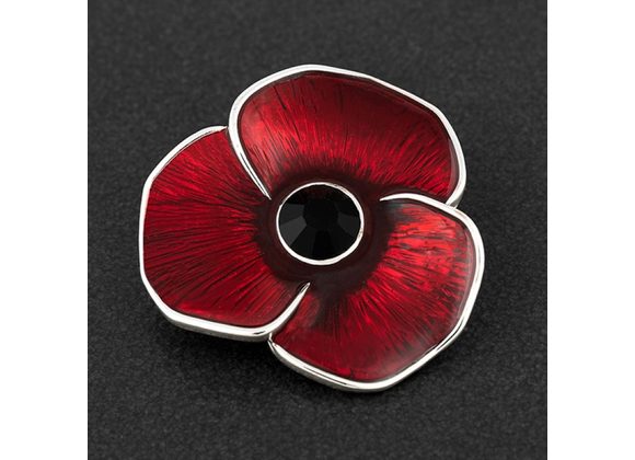 Poppy brooch by Equilibrium