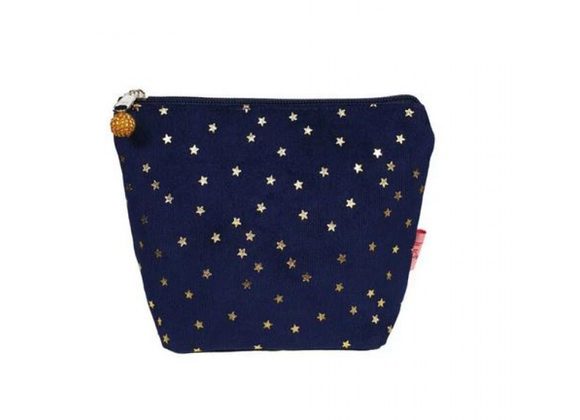 Navy Stars Cosmetic Bag