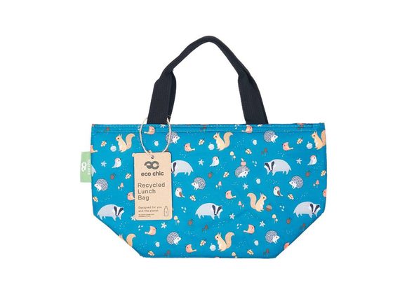 Teal Woodland Insulated Lunch Bag by Eco Chic