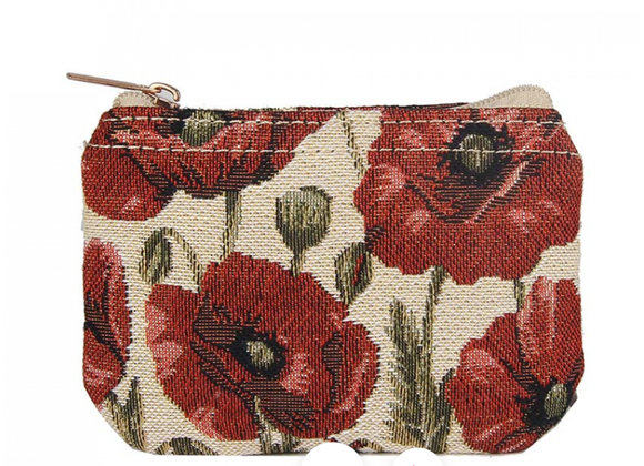 Poppy - Small Zip Coin Purse by Signare