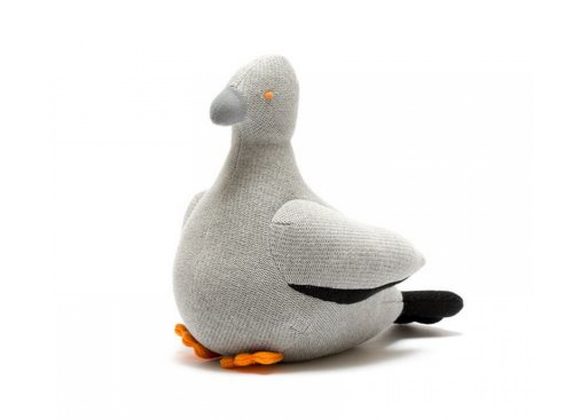 Pigeon Knitted organic cotton baby rattle