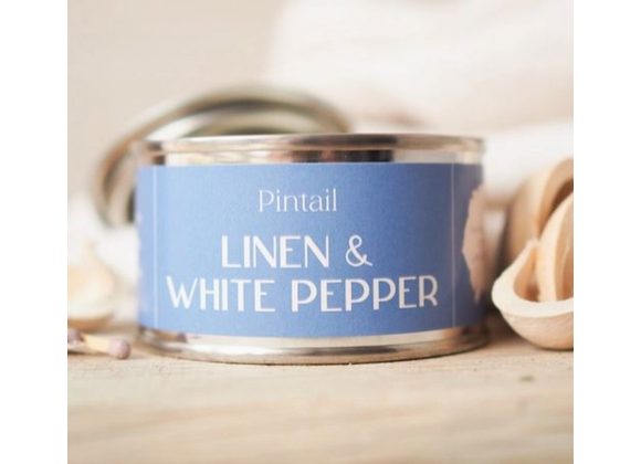 Linen & White Pepper Pintail Scented Candle