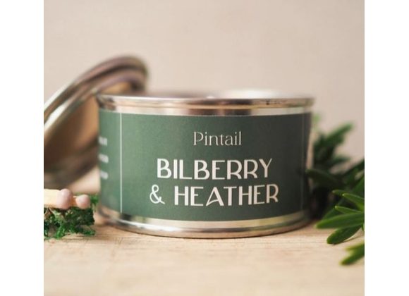 Bilberry & Heather Pintail Scented Candle