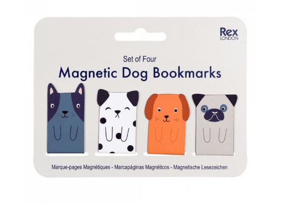 MAGNETIC DOG BOOKMARKS (SET OF 4)