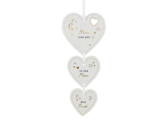 Triple Hanging Mum Plaque