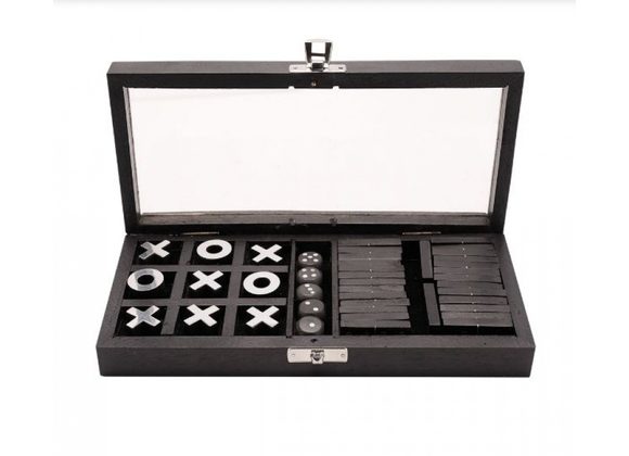 Dominoes, Tic Tac Toe and Dice set from HARVEY MAKIN®