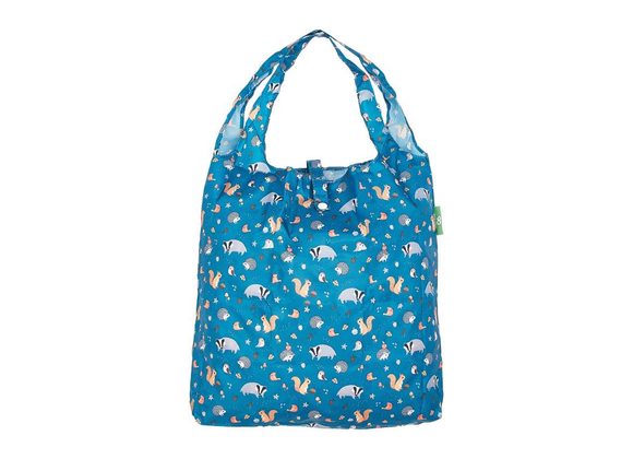 Teal Woodland Shopper By Eco Chic