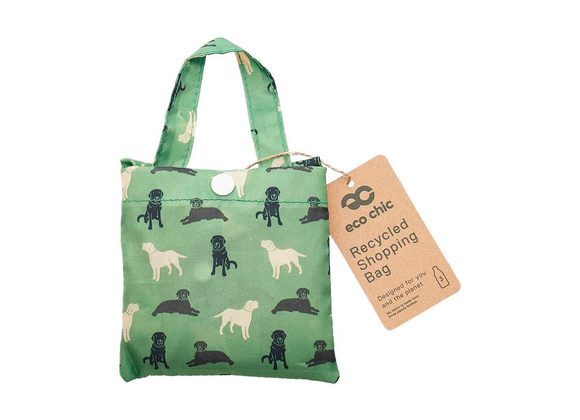 Green Labrador Shopper By Eco Chic