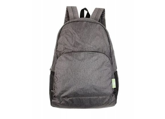 Grey Lightweight Foldable Backpack by Eco Chic