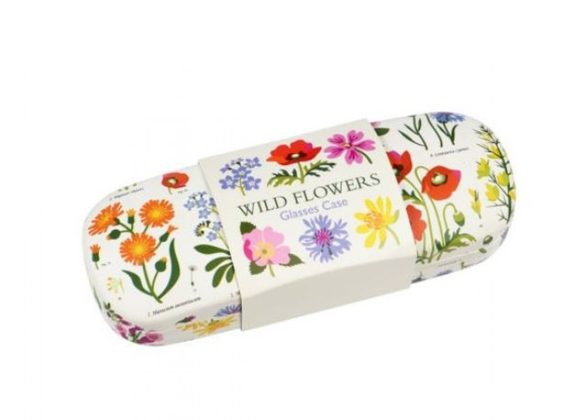 Wild Flowers Glasses Case with cleaning cloth  