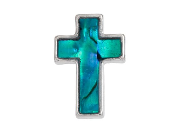Cross Pin Badge by Tide Jewellery
