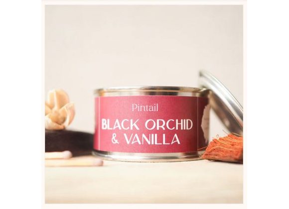 Black Orchid & Vanilla Pintail Scented Candle